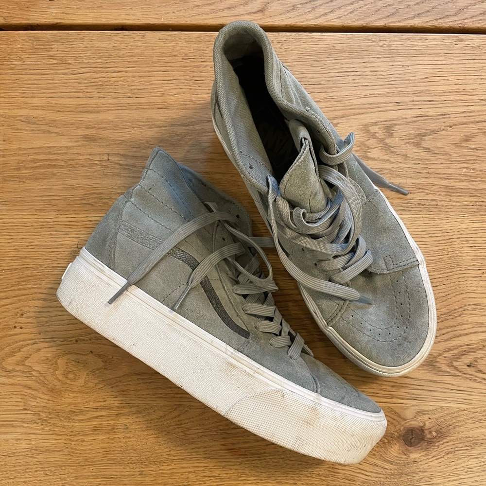 Vans Sk8-HI tapered stackform Mono Embroidery Shoes